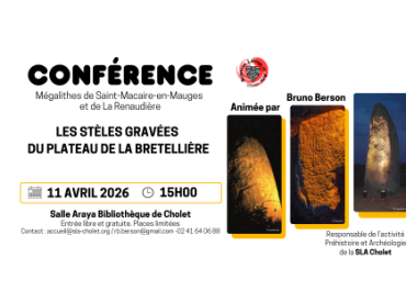 Conférence « Les stèles gravées du plateau de la Bretellière» - 11 avril 2026